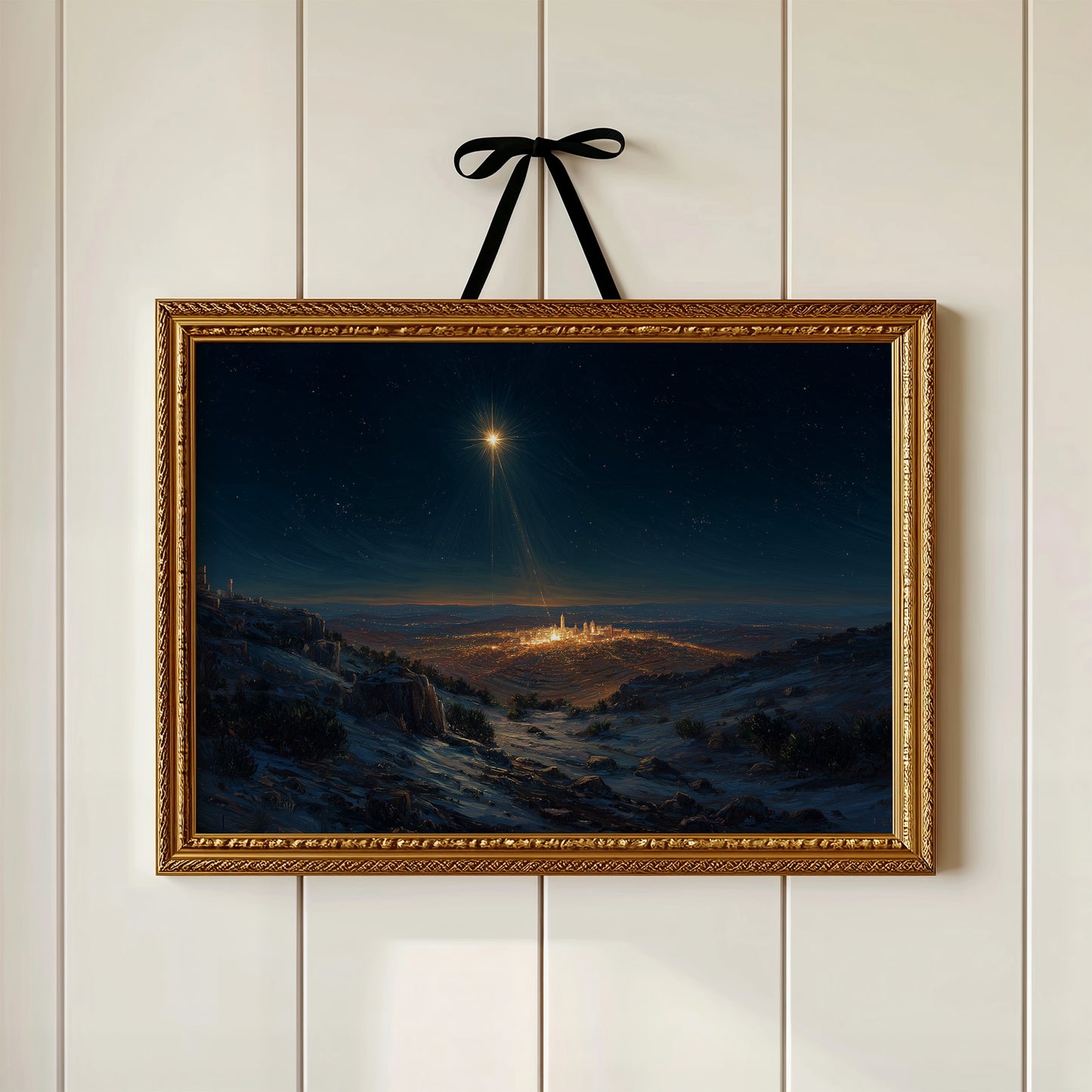 Distant City Under Celestial Guide