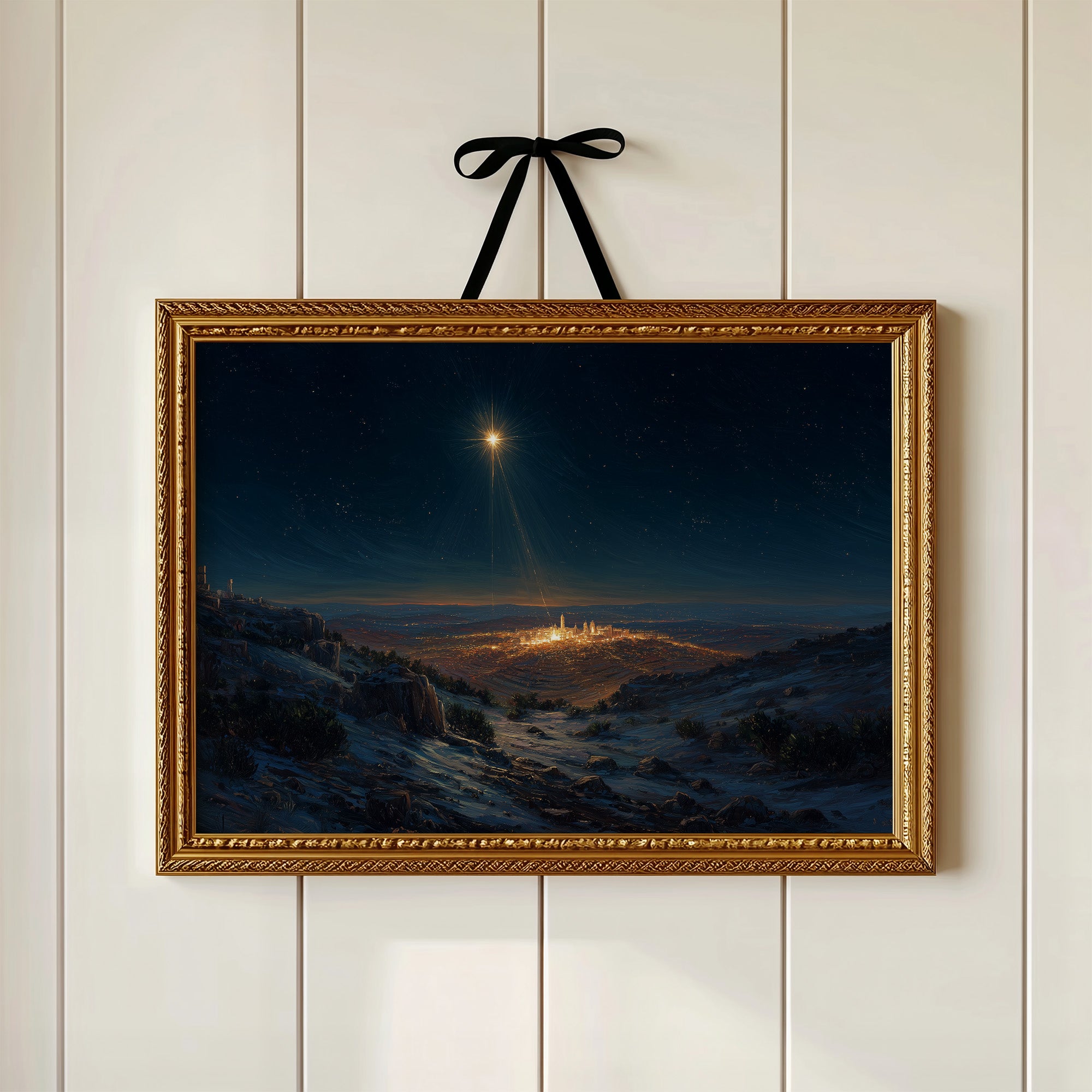 Distant City Under Celestial Guide