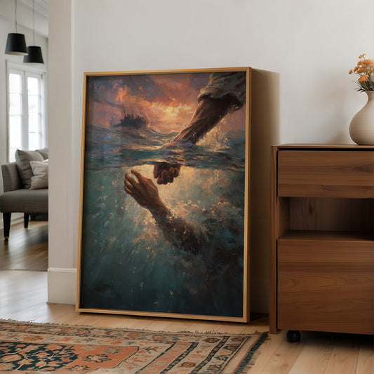 Hands Reaching Across Troubled Waters