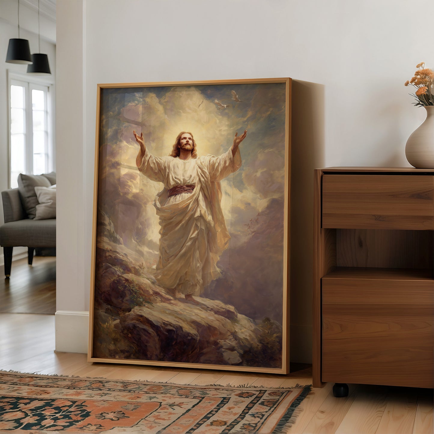 Faith Rests On Wooden Tables