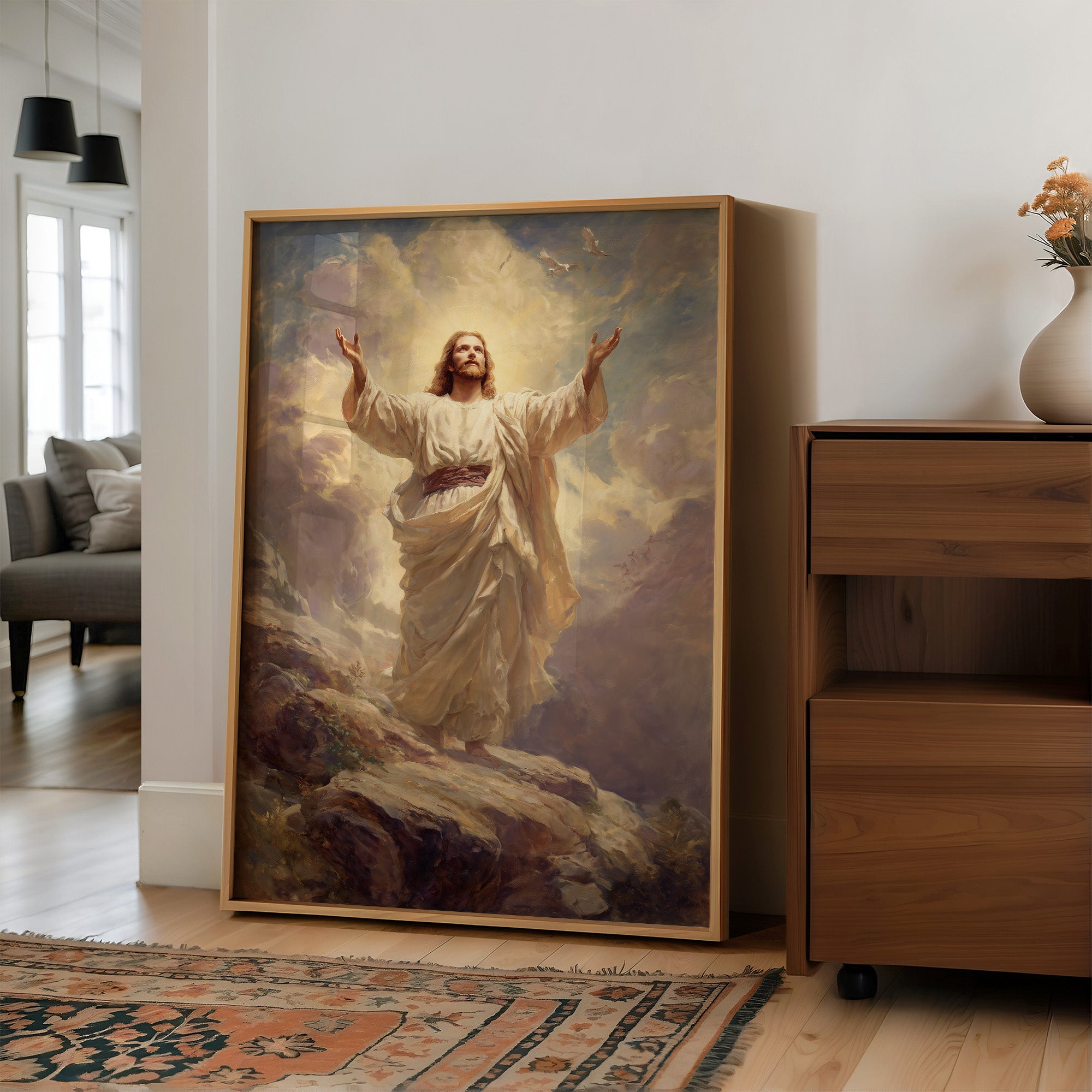 Faith Rests On Wooden Tables