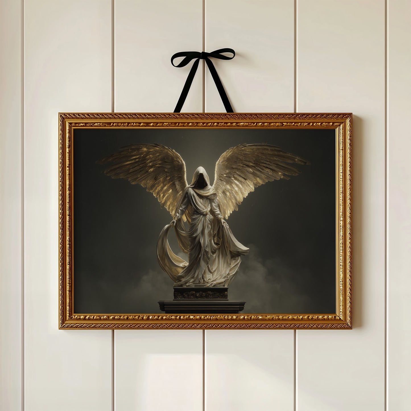 Wings Ascend From Ancient Stone