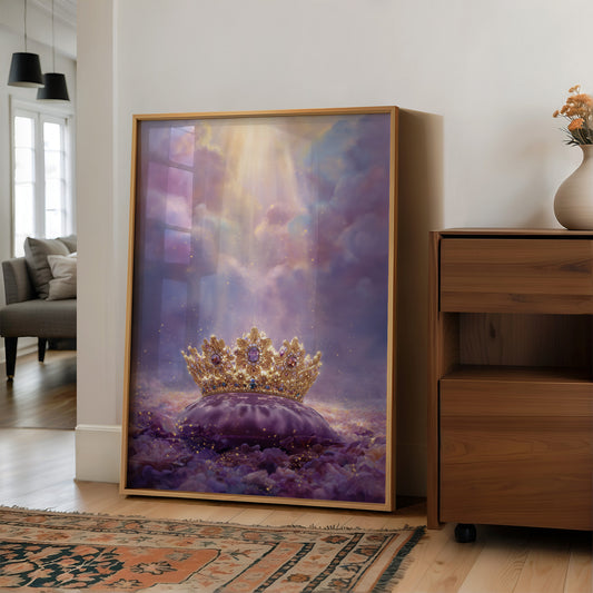 Heavenly Crown Amid Violet Skies