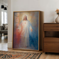 Sacred Light On Wooden Rest