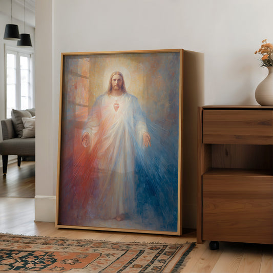 Sacred Light On Wooden Rest