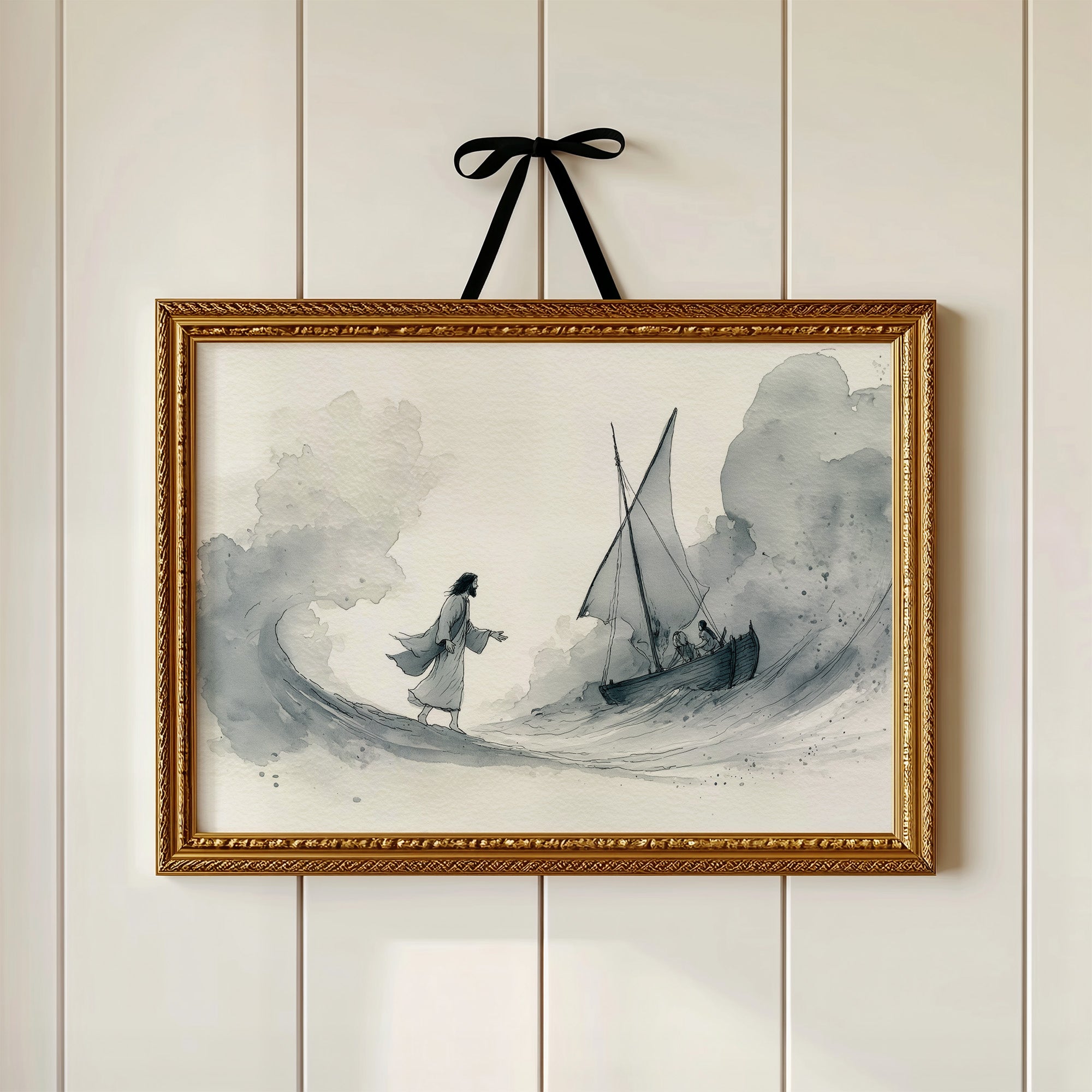 Faith Walks Upon Stormy Waters