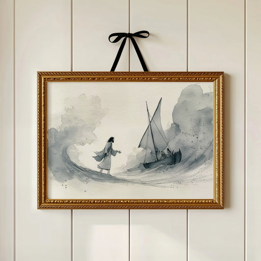 Faith Walks Upon Stormy Waters