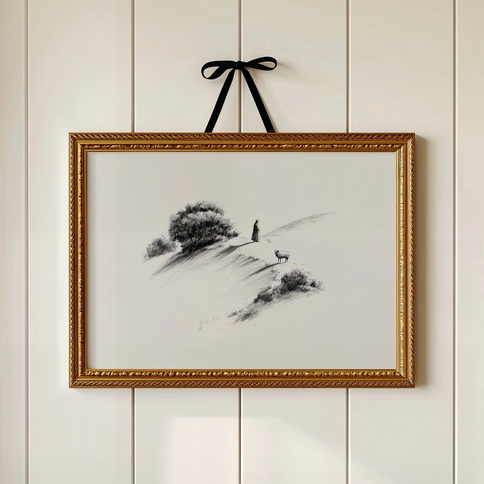 Solitude Atop Windswept Hills