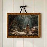 Sunbeams Pierce The Forest Silence