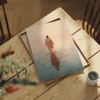 Steps Into Dawn's Gentle Waters