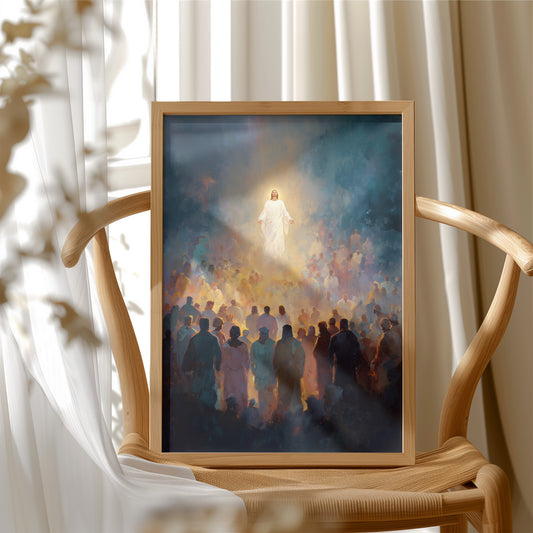 Light Beckons Through Celestial Mist