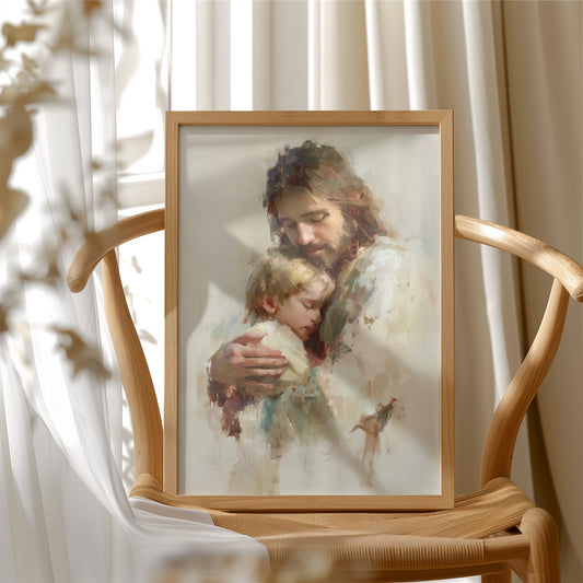 Gentle Arms Hold Sacred Peace