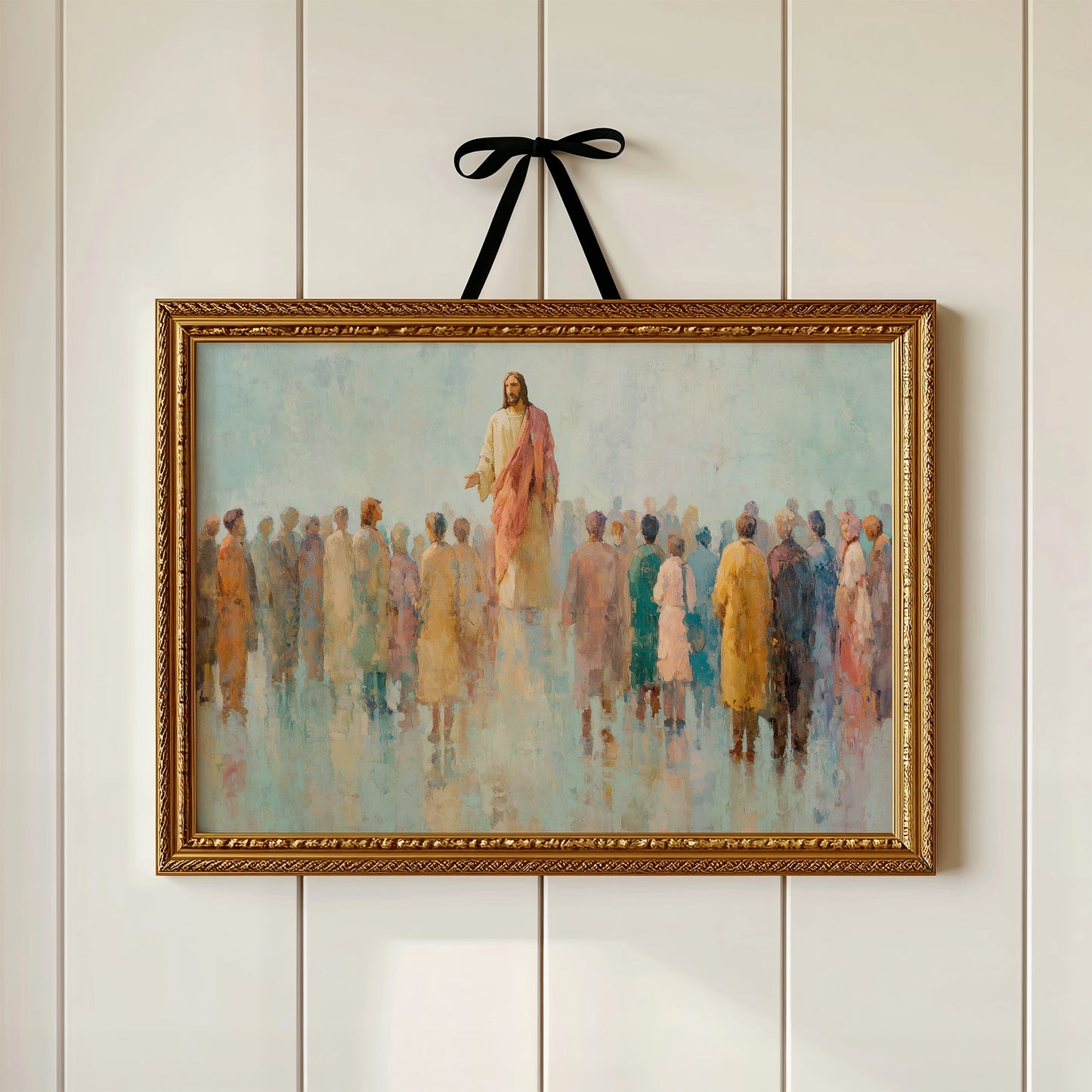 Gathered Among Soft Pastels