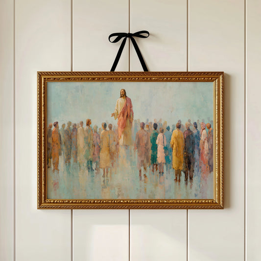 Gathered Among Soft Pastels