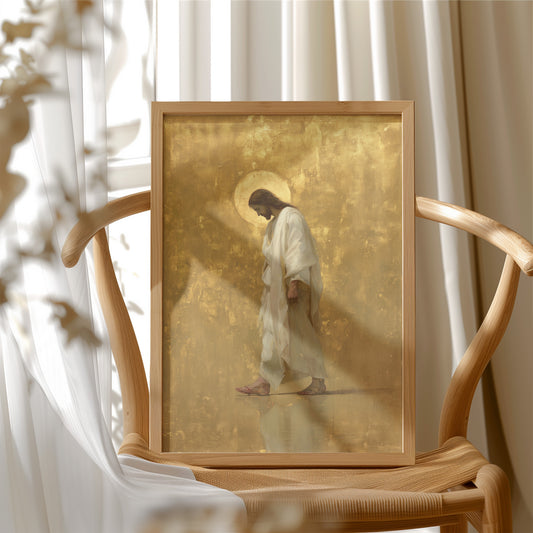 Golden Light Upon Humble Steps