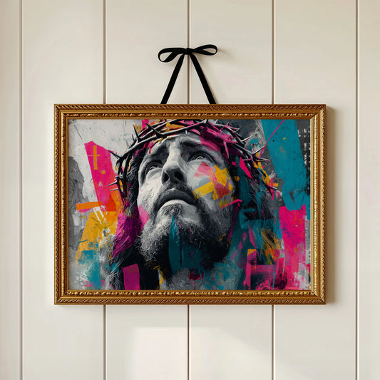 Faith Painted In Neon Prayer