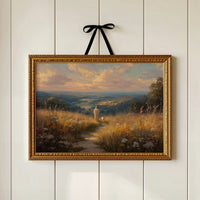 Sunlit Path Through Golden Fields