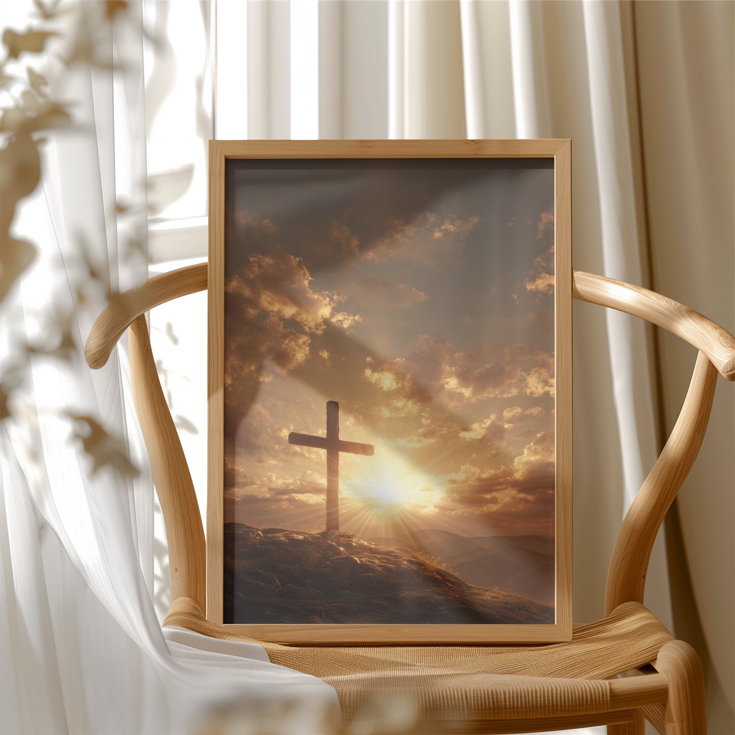 Sunlit Promise On Calvary Hill