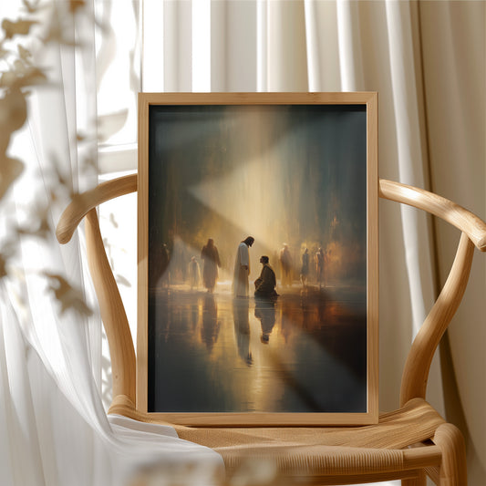 Light Breaks Through Ancient Waters