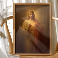 Faith Rests On Weathered Wood