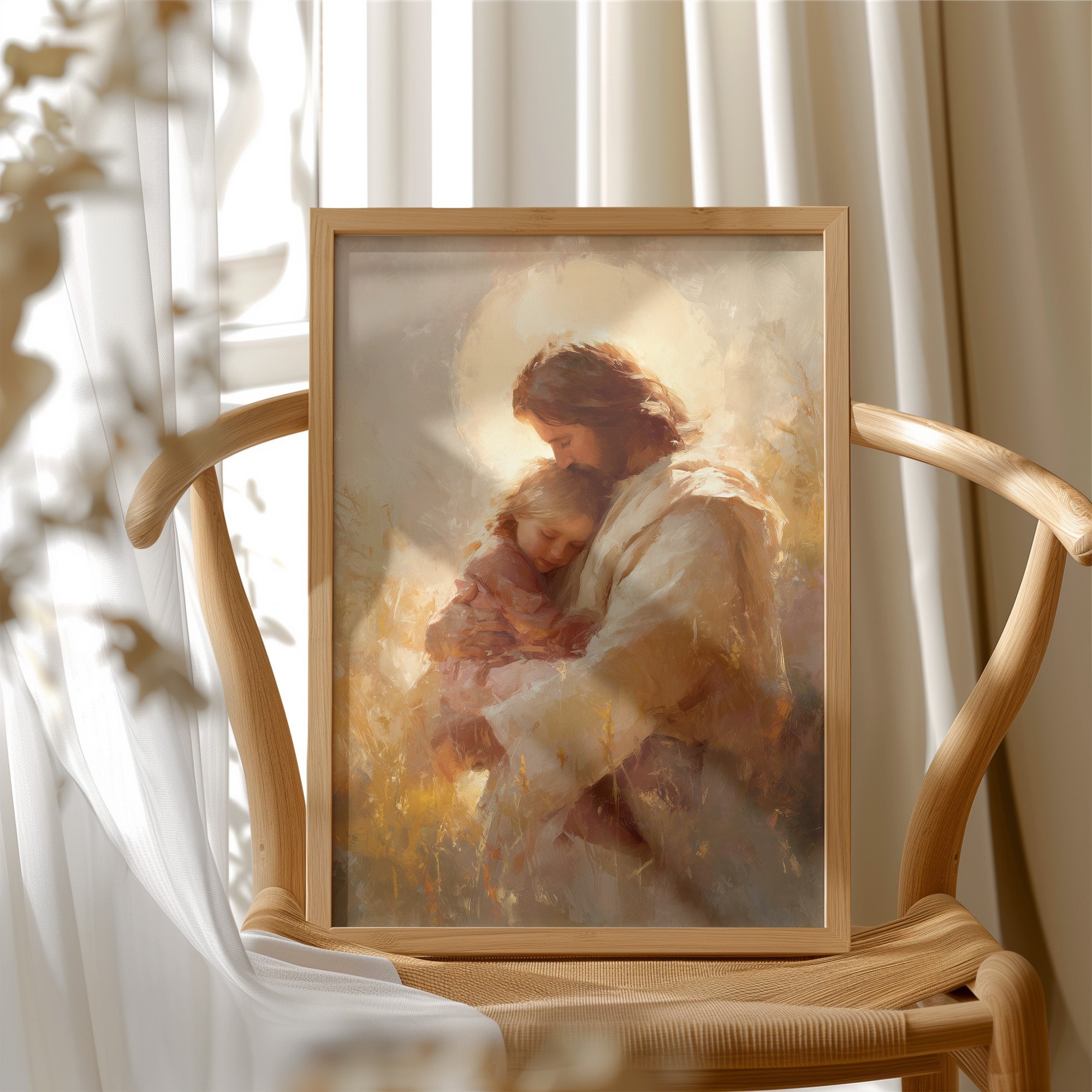 Gentle Light Holds Sacred Moments