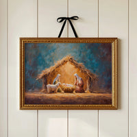 Sacred Light Among Humble Straw