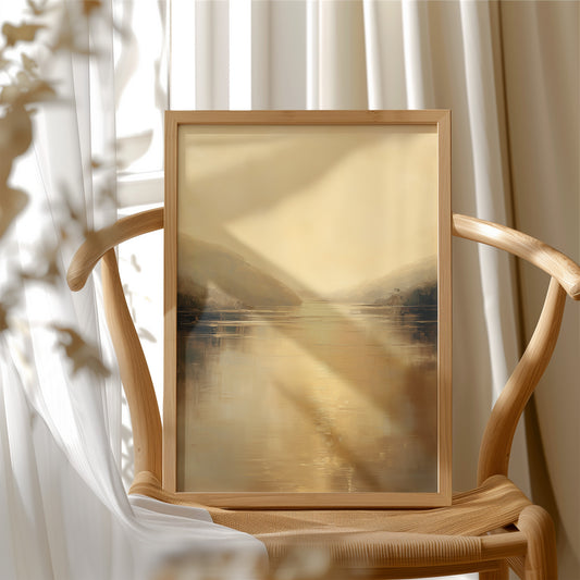 Amber Memories On Wooden Table