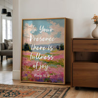 Sacred Words Across Pink Meadows