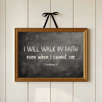 Chalk Words On Wooden Shelves