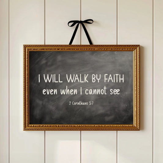 Chalk Words On Wooden Shelves