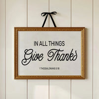 Gratitude Between Wooden Shelves