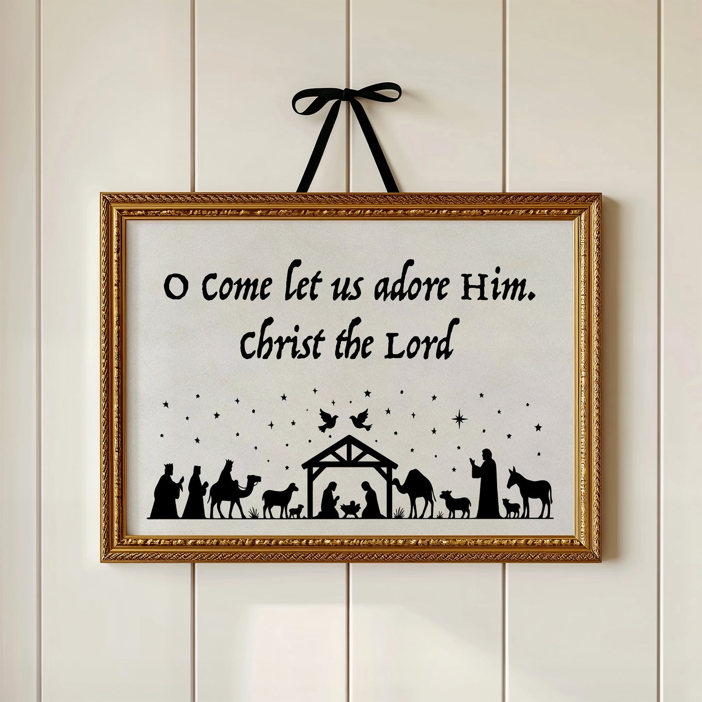 Sacred Story Among Wooden Shelves