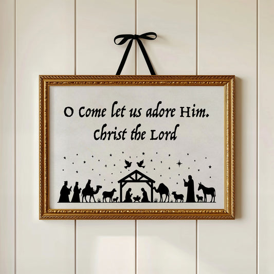 Sacred Story Among Wooden Shelves