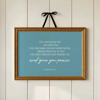 Ancient Blessing On Teal Waters