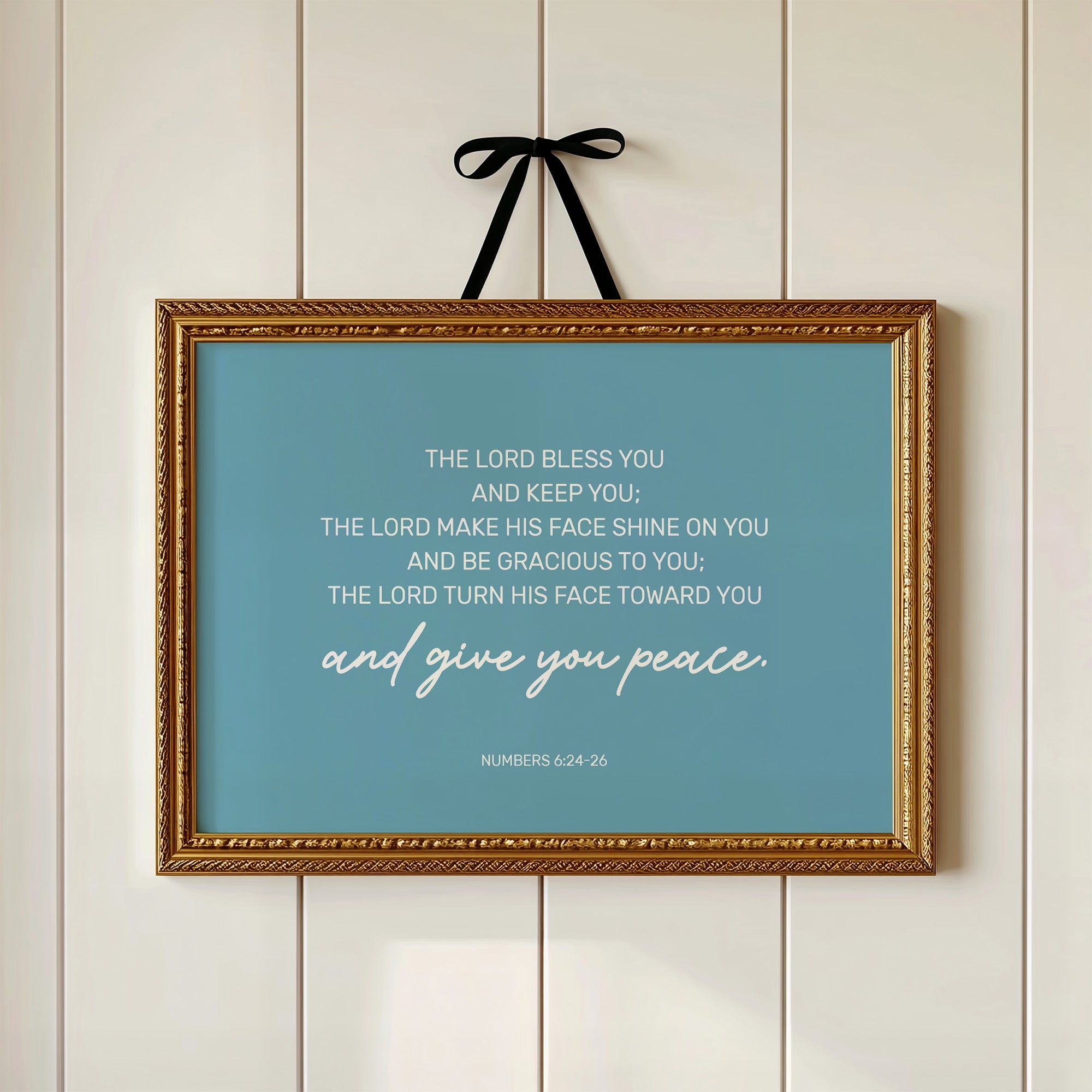 Ancient Blessing On Teal Waters