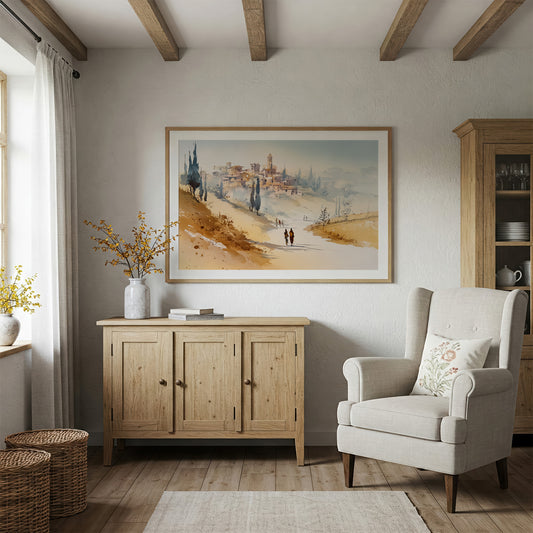 Tuscan Hillside Beckons Wanderers