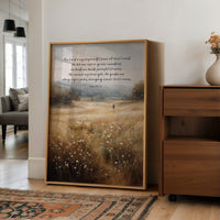 Psalm's Promise On Wooden Table