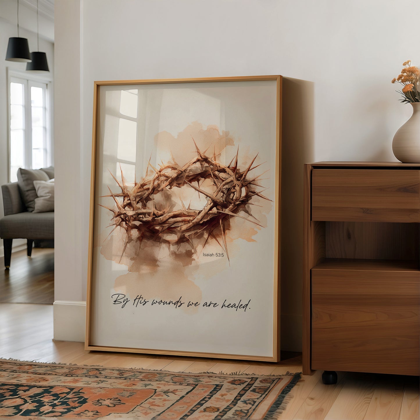 Sacred Words Upon Wooden Altar