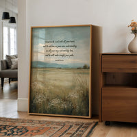 Coastal Wisdom On Wooden Table