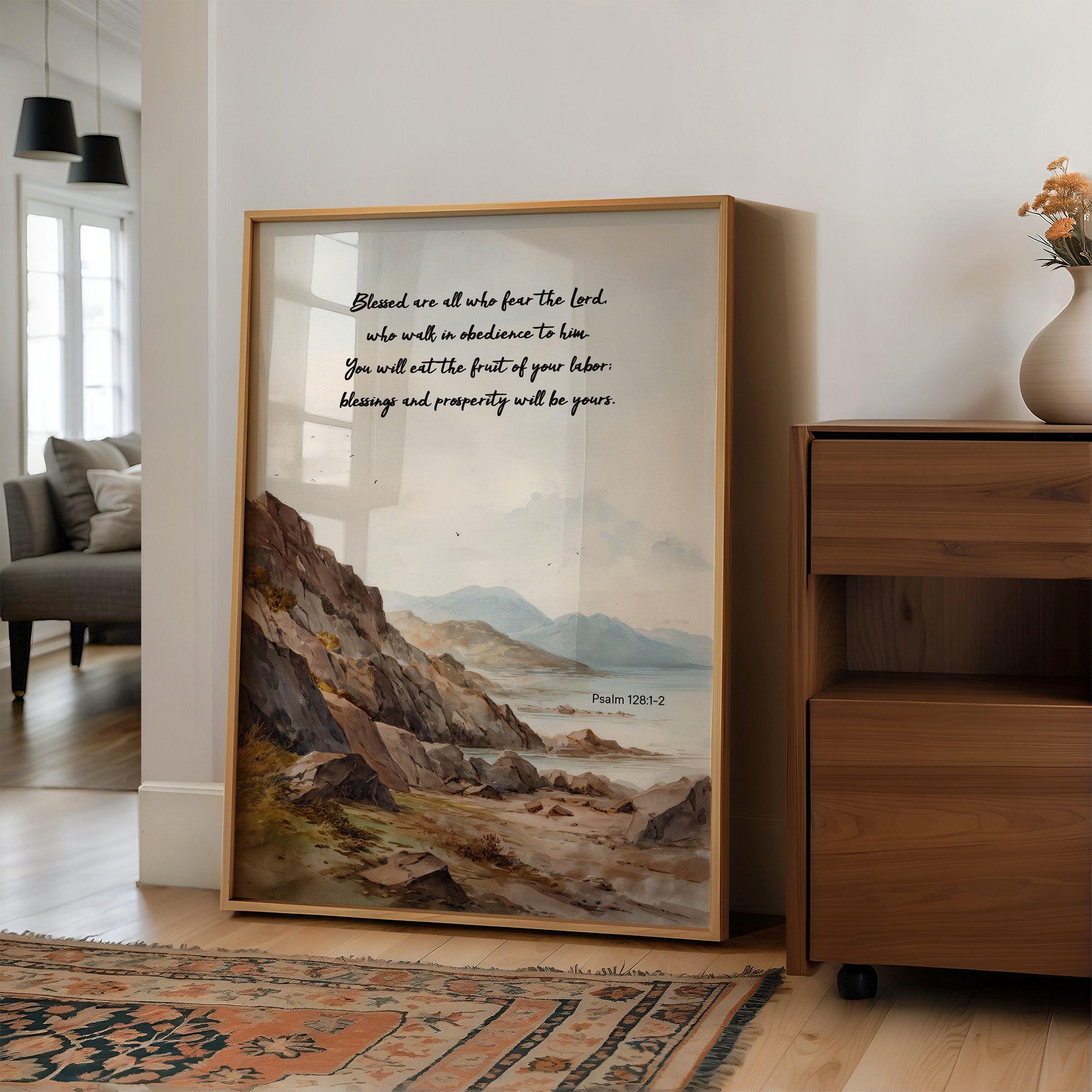 Sacred Words On Rugged Shores