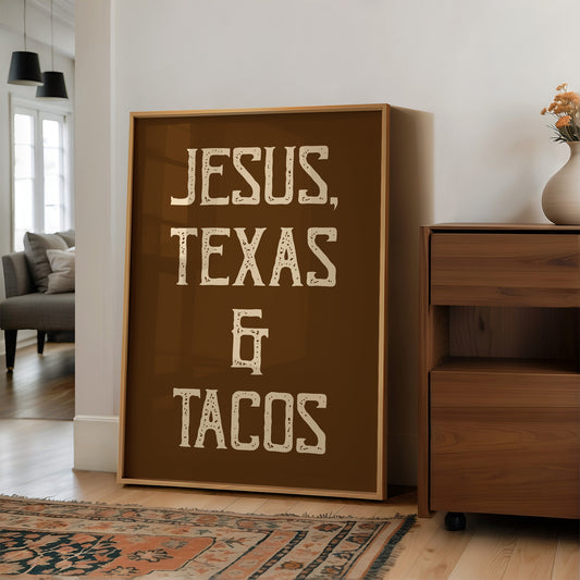 Faith Speaks In Rustic Letters