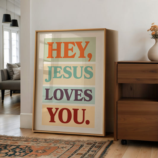 Faith Speaks In Color Blocks