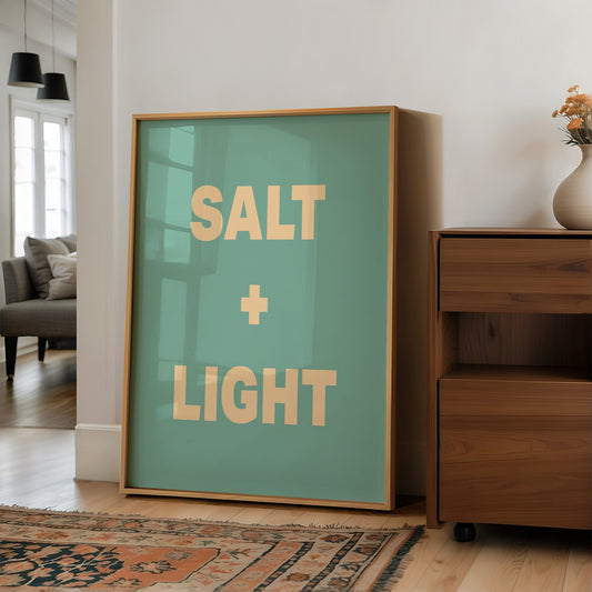 Coastal Words In Sage Simplicity