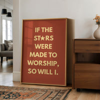 Celestial Vows In Terracotta Skies