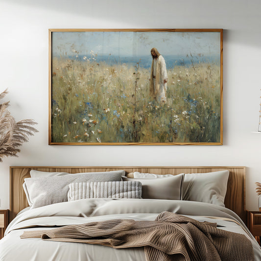 Serenity Walks Among Wildflowers