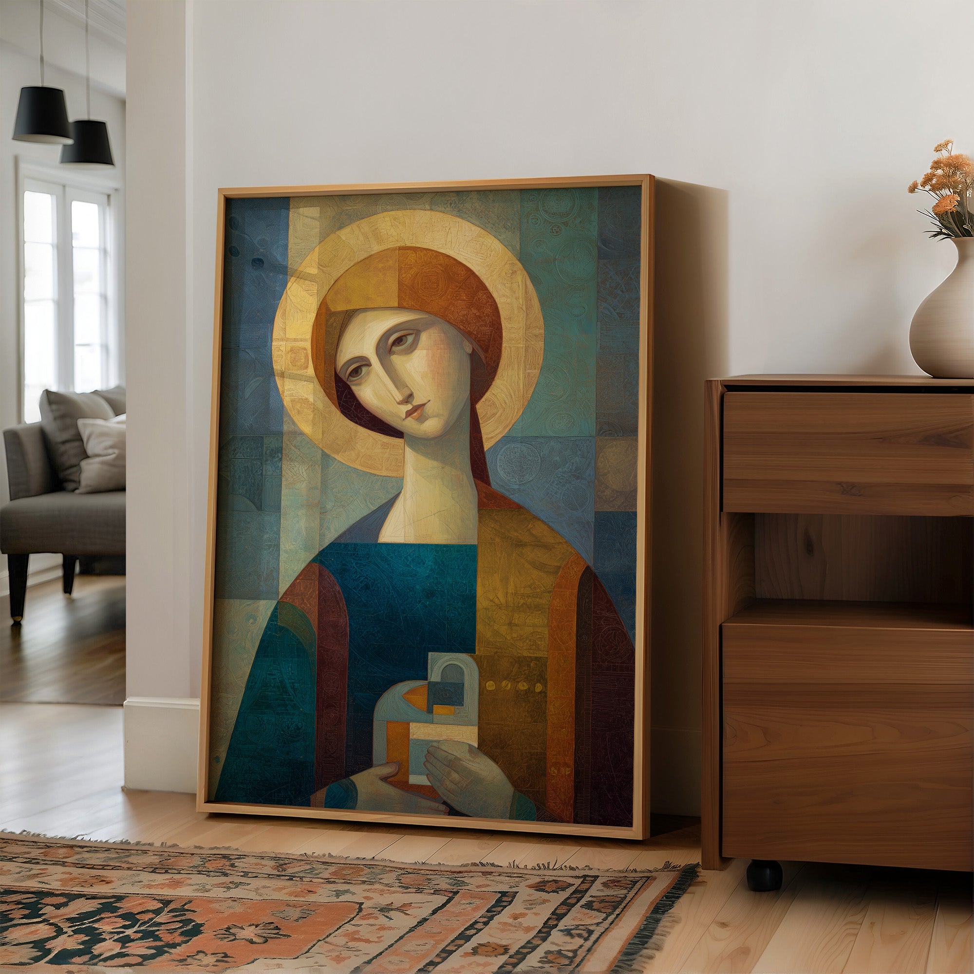 Sacred Geometry Meets Cubist Devotion