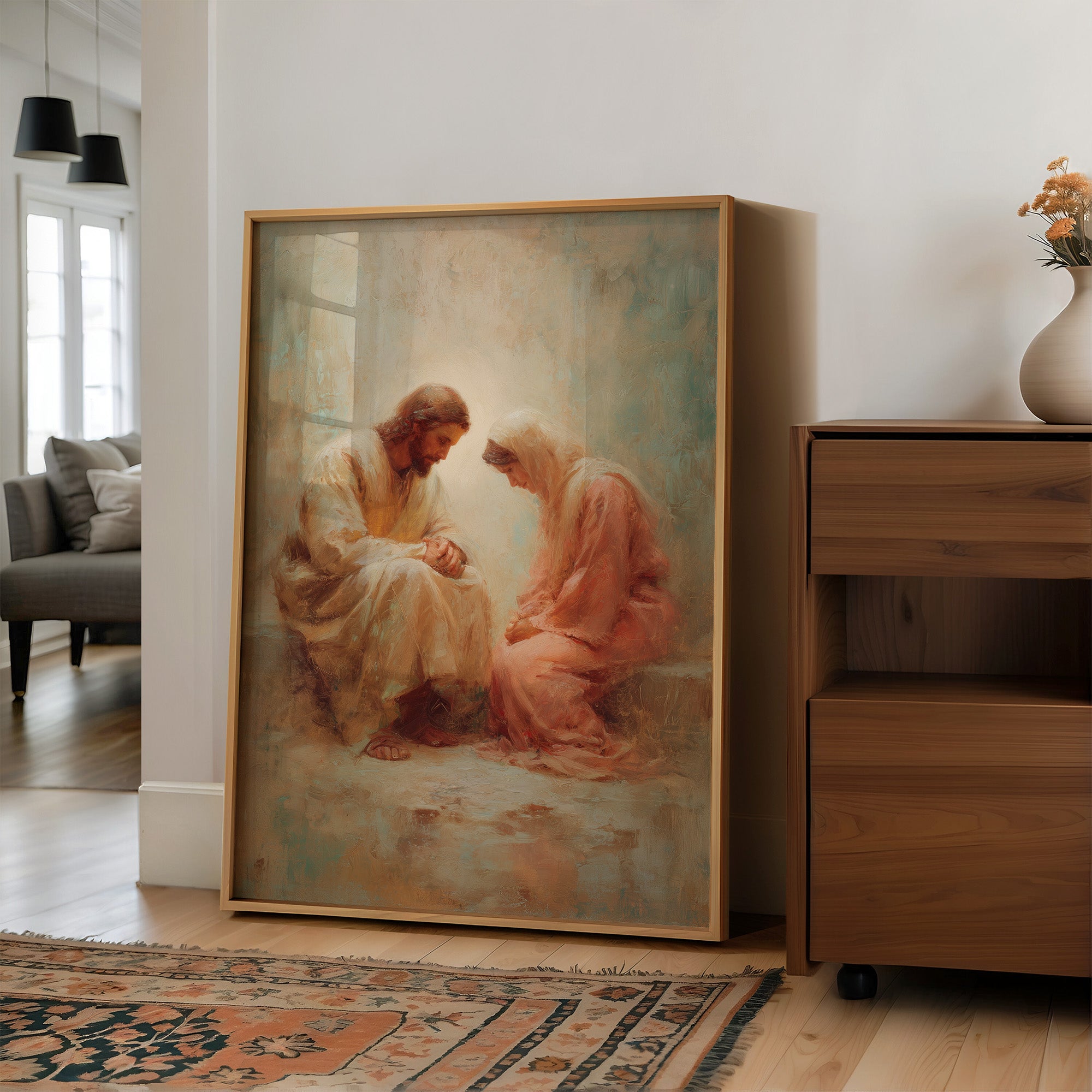 Sacred Moment in Gentle Light