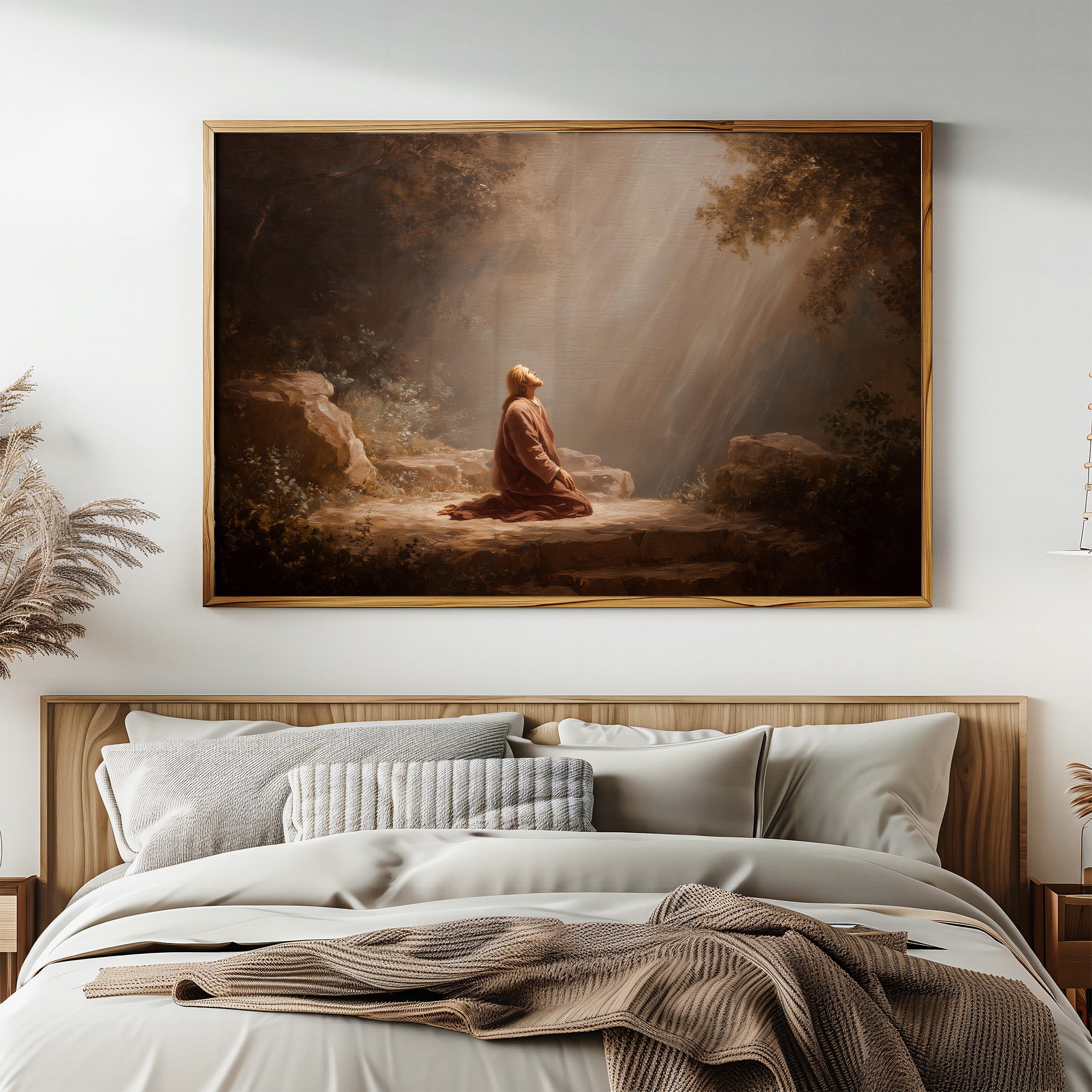 Divine Light Bathes Stone Sanctuary