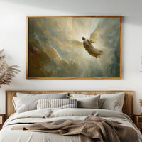 Celestial Ascension Through Radiant Light