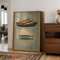 Rustic Feast: Bread and Fish in Harmony